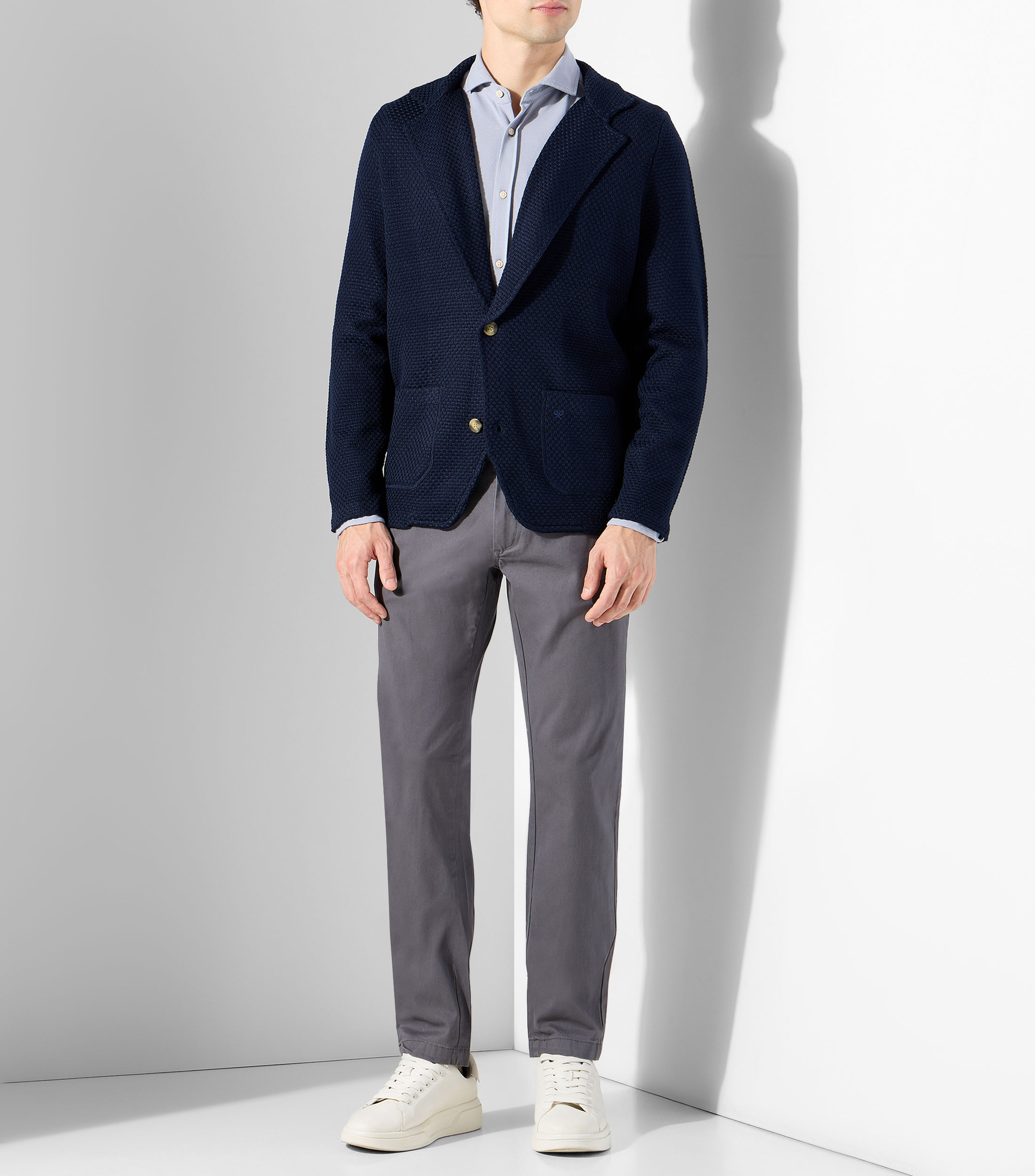 Saco casual con microdiseños Hombre